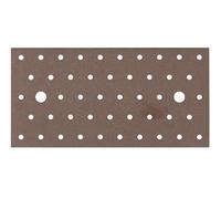 Alberts 822361 : Plaque de fixation DURAVIS®, finition duplex brun rouille, dimensions 200 x 100 x 2 mm, lot de 25