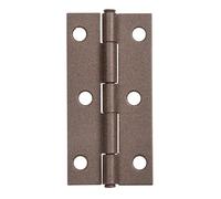 Alberts 822439 DURAVIS® Charnière | étroite | couleur rouille, à couche duplex | taille 80 x 40 x 1,25 mm | kit de 20