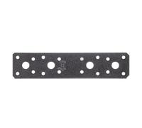 Alberts 822873 DURAVIS® Platine d'assemblage | en noir diamant, à couche duplex | taille 180 x 40 x 3 mm | kit de 30