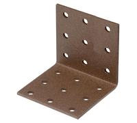 Alberts 823023 : Plaque d'angle DURAVIS®, revêtue en duplex noir diamant, dimensions 60 x 60 x 60 mm, lot de 50