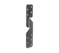 Alberts 823108 : Fixations pour chevrons DURAVIS®, revêtement duplex noir diamant, dimensions 33 x 33 x 170 mm, lot de 50