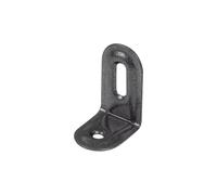 Alberts 823122 DURAVIS® Equerre de réglage, gaufrée, revêtement noir diamanté duplex, taille 28 x 40 x 22 mm, jeu de 50 pièces