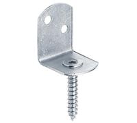 Alberts 823757 Support de clôture tressé en L | en différentes versions | électro-galvanisé bleu | hauteur totale 83 mm | kit de 50