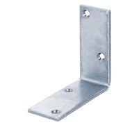 Alberts 823962 Lot de 20 équerres étroites galvanisées bleues 100 x 100 x 40 mm