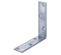 Alberts 823979 Equerre de poutre, étroite, électro-galvanisée bleue, 150 x 150 x 40 mm, set de 20 pièces