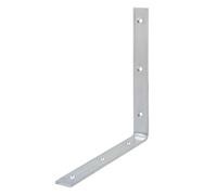 Alberts 824372 Equerre de poutre, étroite, électro-galvanisée bleue, 200 x 200 x 26 mm, set de 25 pièces