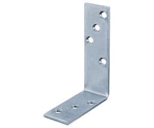 Alberts 824792 Balkenwinkel - schwarz - kunststoffbeschichtet - 200 x 200 x 26 x 5 mm, 25er Set