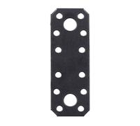 Alberts 824839 Platine d'assemblage - galvanisée - noire - plastifiée - 96 x 35 x 2,5 mm | kit de 50