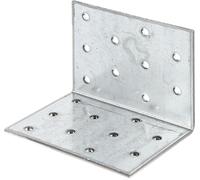 Alberts 824907 : Angle de fixation pour plaques de sol - noir - revêtement en plastique - 80 x 80 x 80 x 2,5 mm, lot de 25