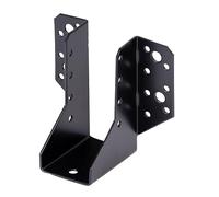 Alberts 825010 Sabot de charpente - type A, ailes extérieures - noir - plastifié - 45 x 110 mm | kit de 25