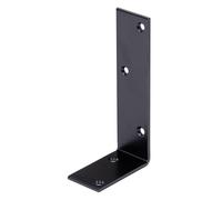 Alberts 825041 Equerre de poutre - noire - plastifiée - 75 x 150 x 40 mm, set de 20 pièces