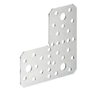 Alberts, connecteurs triangulaires en acier, galvanisés Sendzimir, 85 x 85 x 1,5 mm, lot de 25