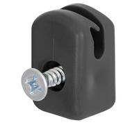 Alberts 829834 Support de fil de tension avec vis | Plastique, noir | kit de 100