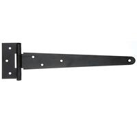 Alberts 829926 Penture anglaise | laque noire pour immersion | penture 294 x 46 mm | charnière 90 x 40 mm | kit de 10