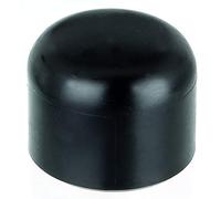 Alberts 831967 Capuchon pour poteaux ronds en métal | plastique, en noir | pour poteau Ø 34 mm | kit de 20