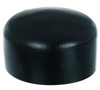 Alberts 831974 Capuchon pour poteaux ronds en métal | plastique, en noir | pour poteau Ø 60 mm | kit de 10
