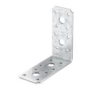 Alberts 832377 Équerre d'assemblage | galvanisée Sendzimir | 90 x 90 x 40 mm | kit de 60