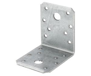 Alberts 832384 Raccord d'angle, galvanisé sendzimir, 70 x 70 x 55 mm, set de 60 pièces