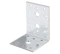 Alberts 832391 Raccord d'angle, galvanisé sendzimir, 60 x 80 x 60 mm, set de 60 pièces
