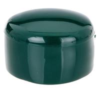 Alberts 833152 Capuchon de poteau pour poteau métallique rond | plastique, vert | pour poteau Ø 48 mm | kit de 10