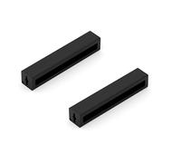 Alberts 834944 Console Jona | une paire | Équerre murale par paire ou individuelle | noir | taille 40 x 220 x 40 mm