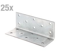 Alberts 835033, connecteurs d'angle, galvanisés à chaud, 40 x 40 x 100 mm, lot de 25