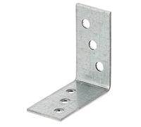 Alberts 835040 Raccord d'angle | galvanisé sendzimir | 40 x 40 x 20 mm | kit de 100
