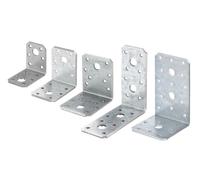 Alberts 835453, connecteurs d'angle, galvanisés à chaud, 60 x 60 x 45 mm, lot de 50