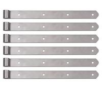 Alberts 835996 Paumelle de volet | en différentes versions | acier inoxydable | rouleau Ø16 mm | taille 400 x 35 mm | kit de 6