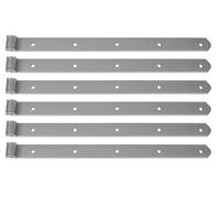 Bande de magasin Alberts 836016, droite, extrémités arrondies, acier inoxydable, rouleau Ø 16 mm, dimensions 600 x 35 mm, lot de 6
