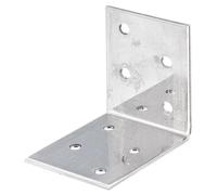 Alberts 50 x raccords d'angle 50x50x40 mm raccord métallique stable pour la construction en bois