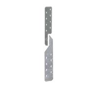 Alberts 836467 Ancrage de pannes chevron | universel | galvanisé sendzimir | 33 x 33 x 250 mm | kit de 100