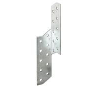 Alberts 837419 Ancrage de pannes chevron, gauche, galvanisé sendzimir, 32 x 32 x 170 mm, set de 100 pièces