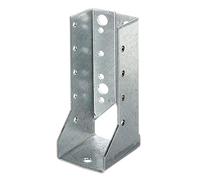 Alberts 837501 Support U | type B, paquet pour artisans | galvanisé Sendzimir | 60 x 100 mm | kit de 50