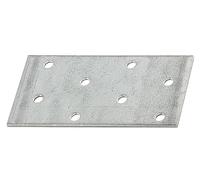 Alberts 839017 Raccord plat | galvanisé sendzimir | 80 x 40 x 2,0 mm | kit de 25