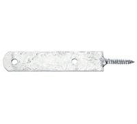 Alberts 843557 Porte-barre de clôture avec filetage bois | galvanisé à chaud | à visser | 210/8 x 60 mm | kit de 10