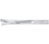 Alberts 843762 Support de barre de clôture | galvanisé à chaud | à bétonner | 30 x 300 mm | kit de 10
