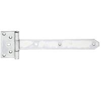 Alberts 844394 Croix de suspension, avec goupille sertie, électro-galvanisé, passivé à couche épaisse, bande 291 x 40 mm, charnière 103 x 59 mm, set de 10 pièces