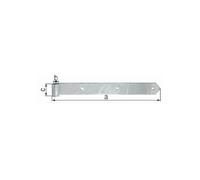 Alberts 845100 Lot de 10 bandes de store galvanisées à chaud - Diamètre : 13 mm - Dimensions : 300 x 40 mm