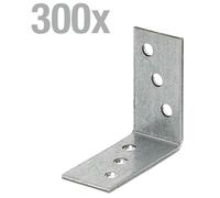 Alberts 846428, connecteurs d'angle, galvanisés à chaud, 40 x 40 x 20 mm, lot de 300