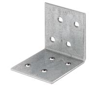 Alberts 846435 Équerre d'assemblage, galvanisée Sendzimir, 40 x 40 x 40 mm, lot de 150 pièces