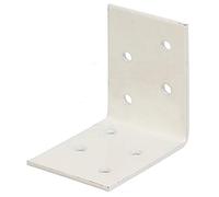 Raccord d'angle Alberts | galvanisé, plastifié blanc | 50 x 50 x 40 mm | Set de 50 pièces