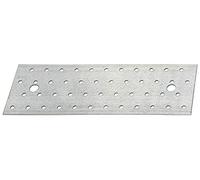 Plaque perforée Alberts | galvanisé sendzimir | 240 x 80 mm | set de 25 pièces