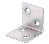 Alberts 847524 Équerre large | galvanisé Sendzimir | 30 x 30 x 30 mm | kit de 250