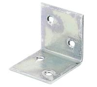 Alberts 150 x équerre large galvanisée sendzimir 40 x 40 x 40 mm - Equerre de meuble