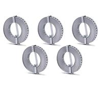 Alberts 848132 Bande multi-trous | avec ou sans bobine | galvanisé Sendzimir | largeur 20 mm | longueur 10 m | kit de 5