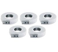 Alberts 848149 Bande multi-trous | avec ou sans bobine | galvanisé Sendzimir | largeur 20 mm | longueur 3 m | kit de 5
