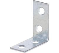 Alberts 848606 Equerre de chaise, galvanisée sendzimir, 50 x 50 x 15 mm, jeu de 120 pièces