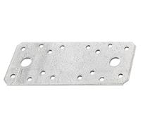 Alberts 849252 Platine d'assemblage | galvanisée Sendzimir | 133 x 55 mm | kit de 60