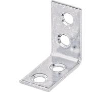 Alberts 849429 Equerre de chaise, galvanisée sendzimir, 25 x 25 x 14 mm, set de 500 pièces